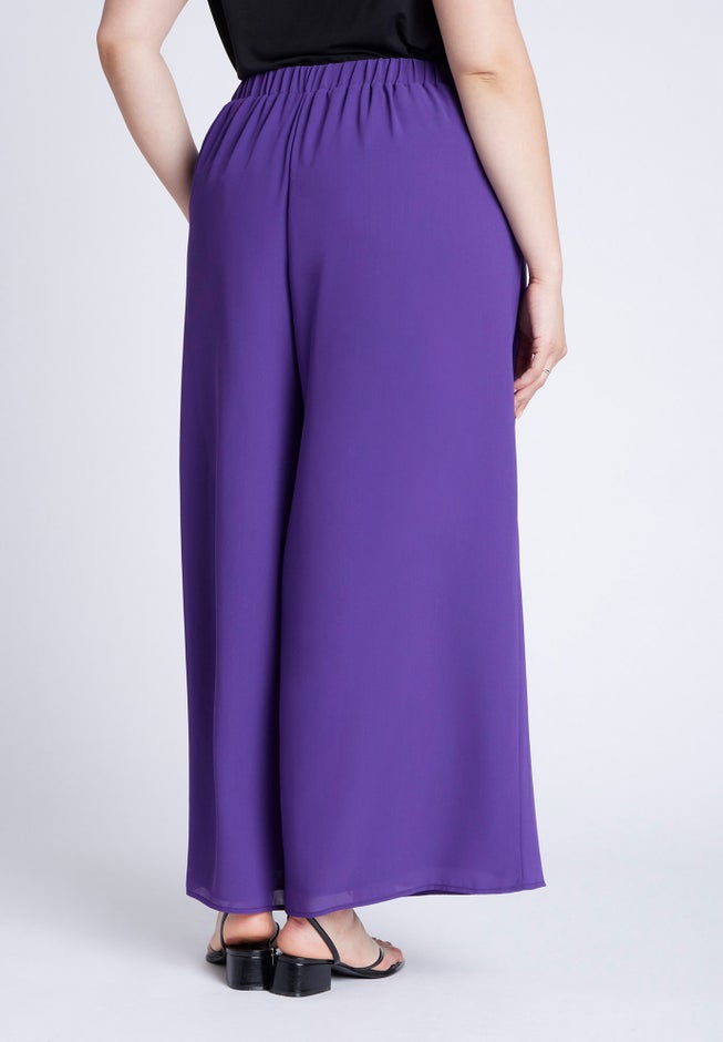 Wide Leg Chiffon Pant image number 1