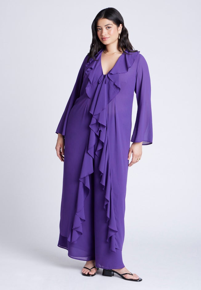 Wide Leg Chiffon Pant image number 2