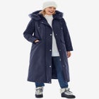 Long Hooded DTM Faux Down Parka Coat image number null