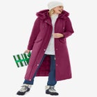 Long Hooded DTM Faux Down Parka Coat image number null