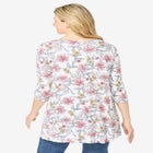 V-Neck Pintucked Tunic image number null
