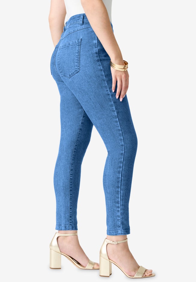 Plus Size Classic Stretch Slim Jean image number 2