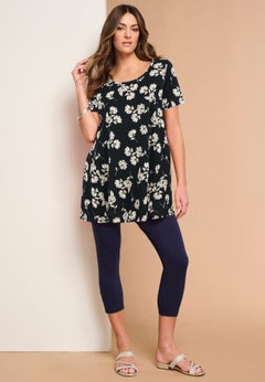 Plus Size Cotton Ultimate Scoopneck Swing Tunic