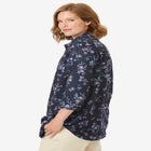 No Iron Three-Quarter Sleeve Peachskin Shirt image number null