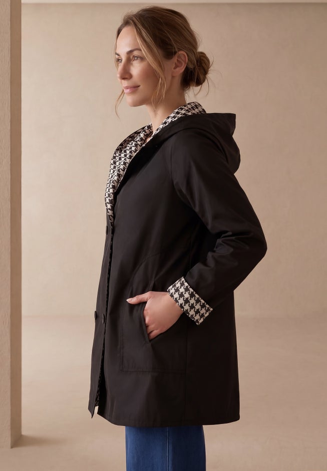 Reversible A-Line Raincoat image number 2