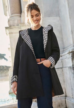 Reversible A-Line Raincoat