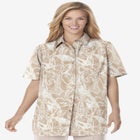 No Iron Short Sleeve Peachskin Shirt image number null