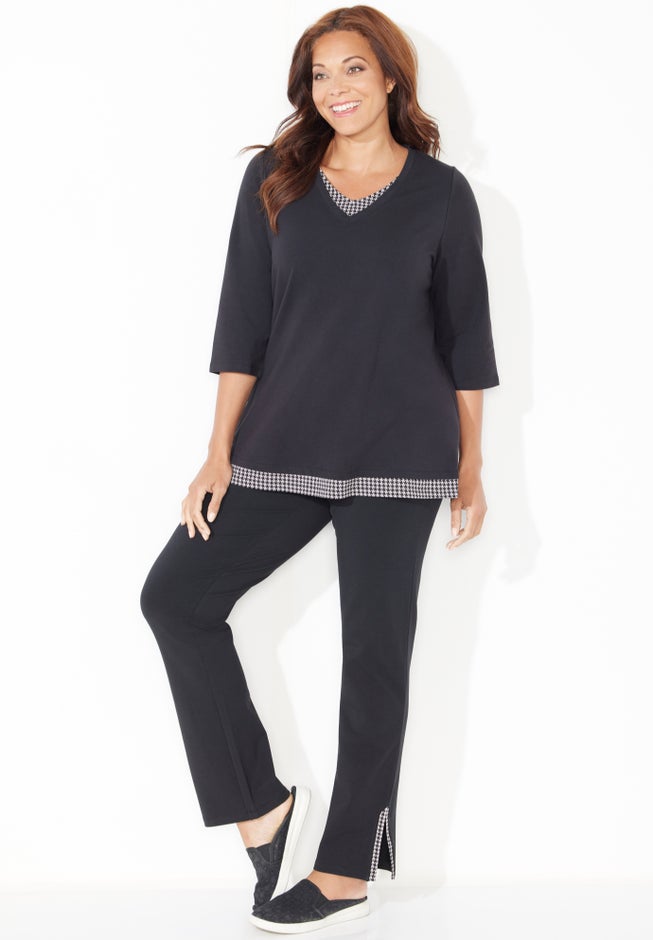 Suprema® Top and Pant Set image number null