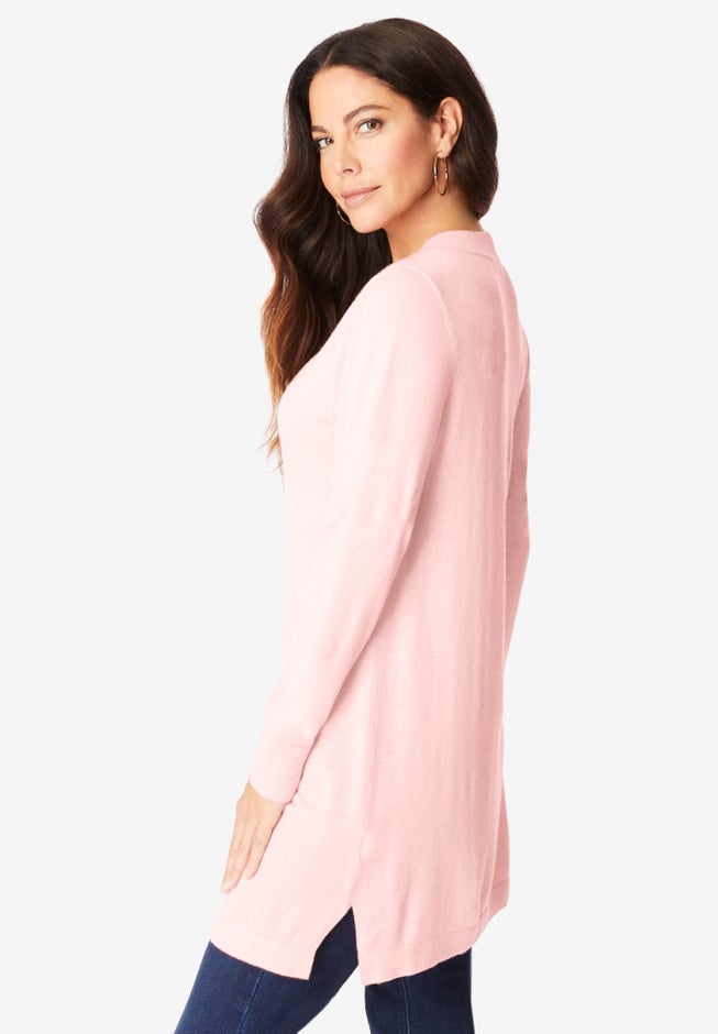 Plus Size CashMORE V-Neck Sweater image number 2