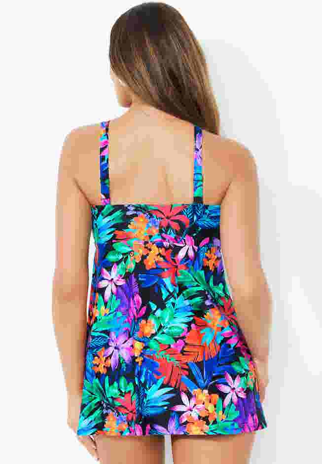 Loop Strap Two-Piece Swimdress image number 1