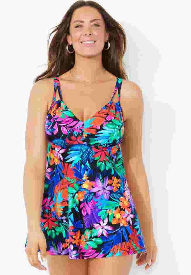 Loop Strap Two-Piece Swimdress image number 2