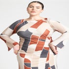 Relaxed Knit Maxi Dress image number null