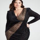 Patchwork Maxi Dress image number null