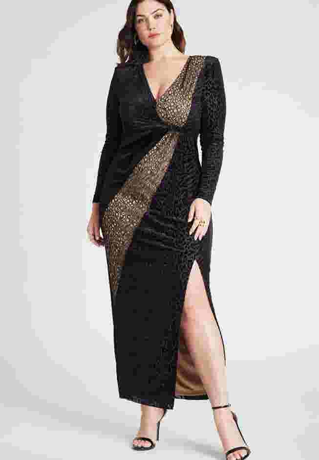 Patchwork Maxi Dress image number 0