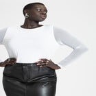 Sheer Sleeve Tee image number null