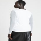 Sheer Sleeve Tee image number null