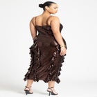 Sequin Dress With Ruffle image number null