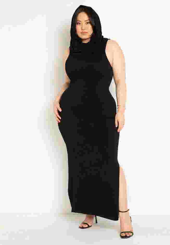 Sleeveless Hooded Dress image number 1