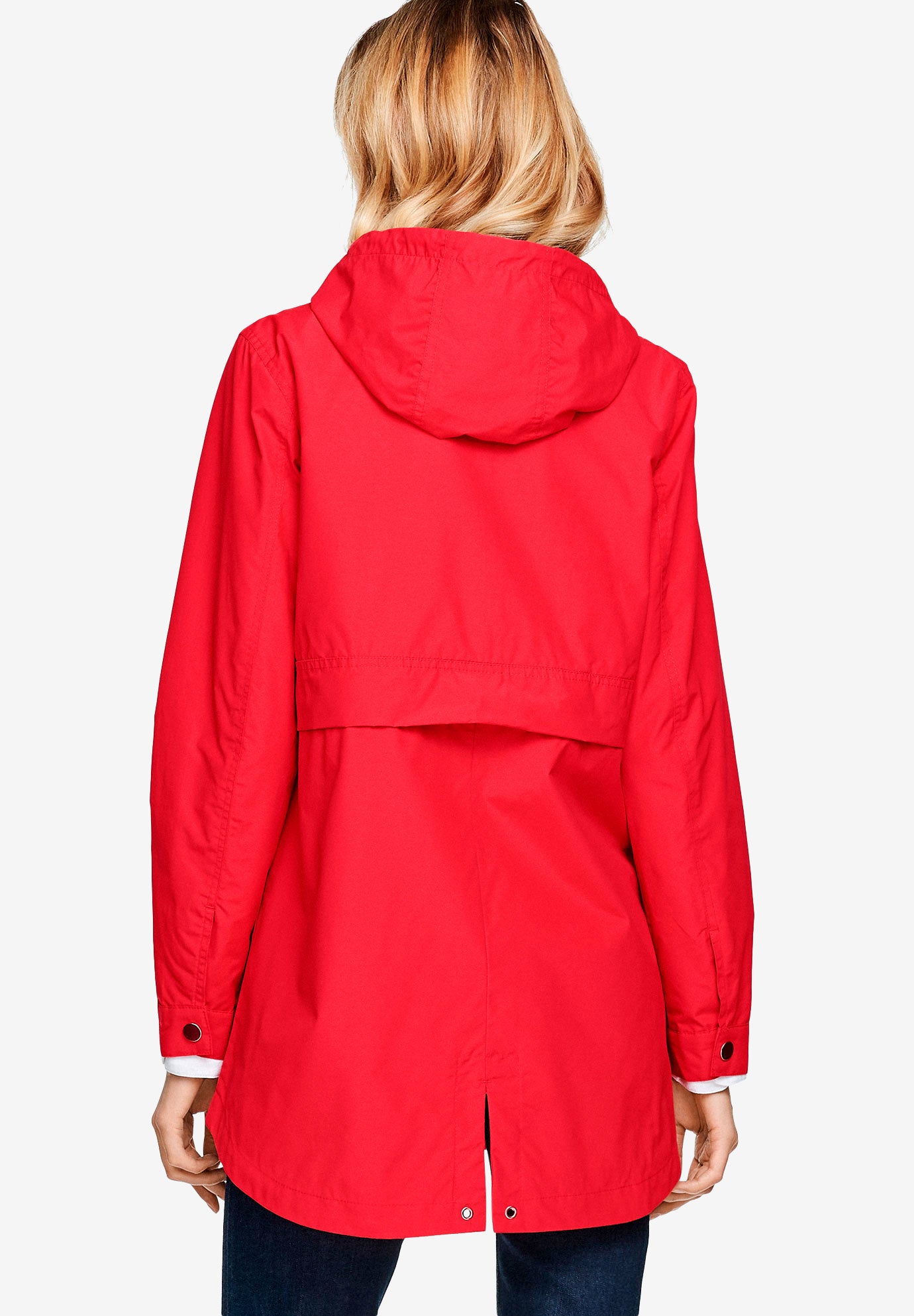 Snap-Front Hooded Raincoat image number 1