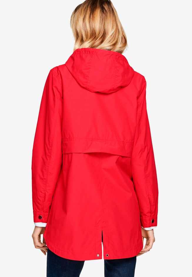 Snap-Front Hooded Raincoat image number 1