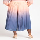 Pleated Ombre Cover-Up Culotte image number null