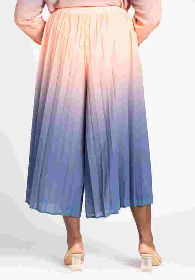 Pleated Ombre Cover-Up Culotte image number 2