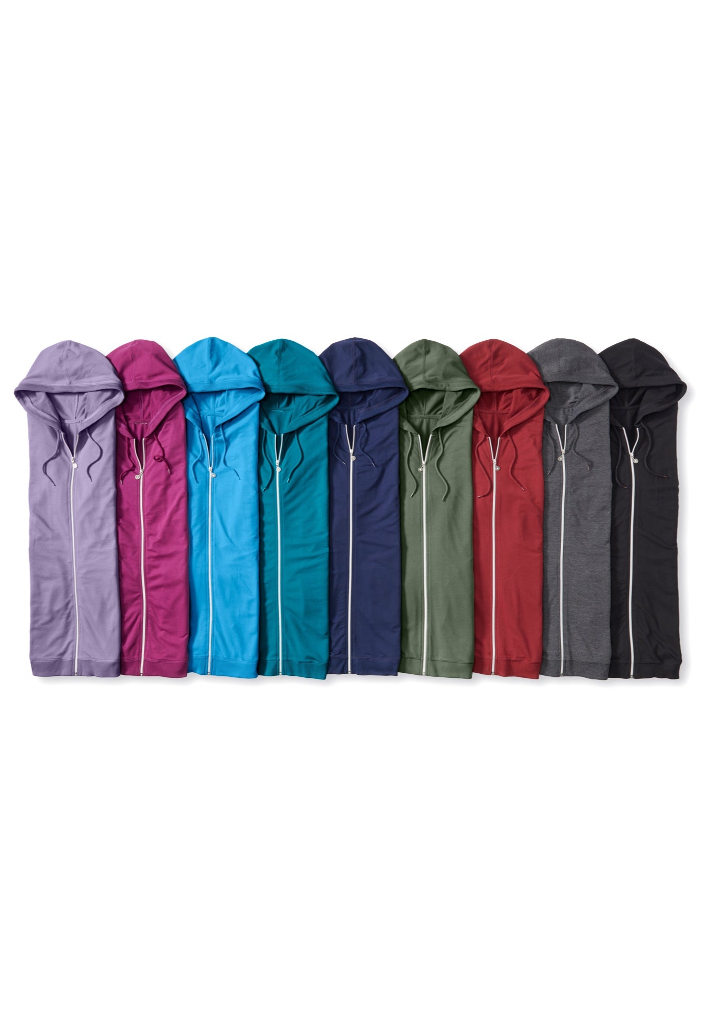 Cloud Knit French Terry Zip-Front Hoodie image number 2