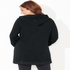 Cloud Knit French Terry Zip-Front Hoodie image number null