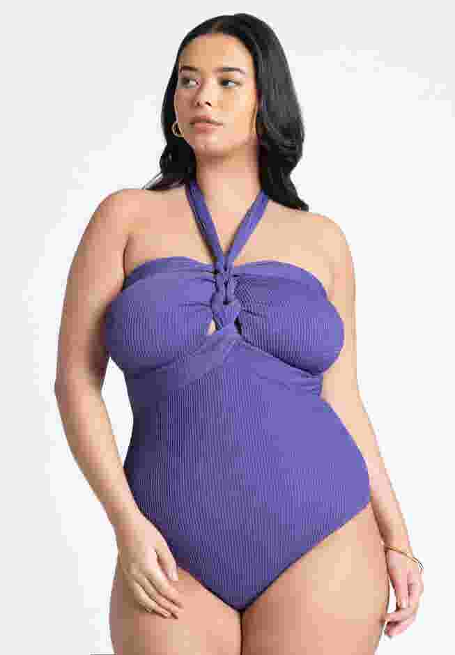 Braided Halter Neck One Piece image number 0