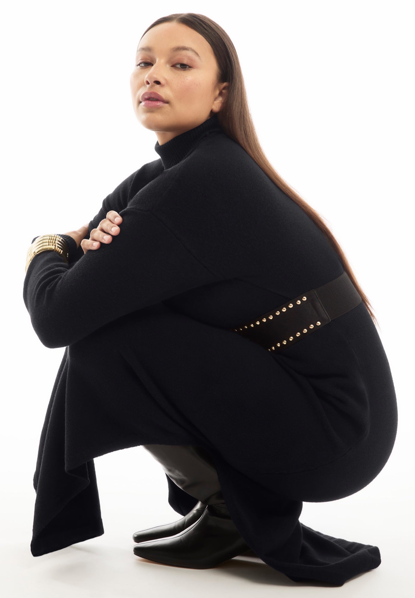 Turtleneck Sweater Dress image number 2