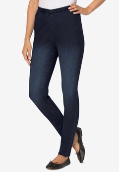 Fineline Stretch Denim Skinny Pull-On Jeans