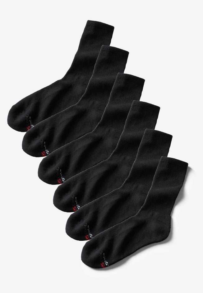 Hanes® X-Temp® Crew-Length Socks 6-Pack image number 0