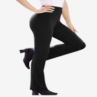 Stretch Ponte Knit Pull-On Bootcut Pants image number null