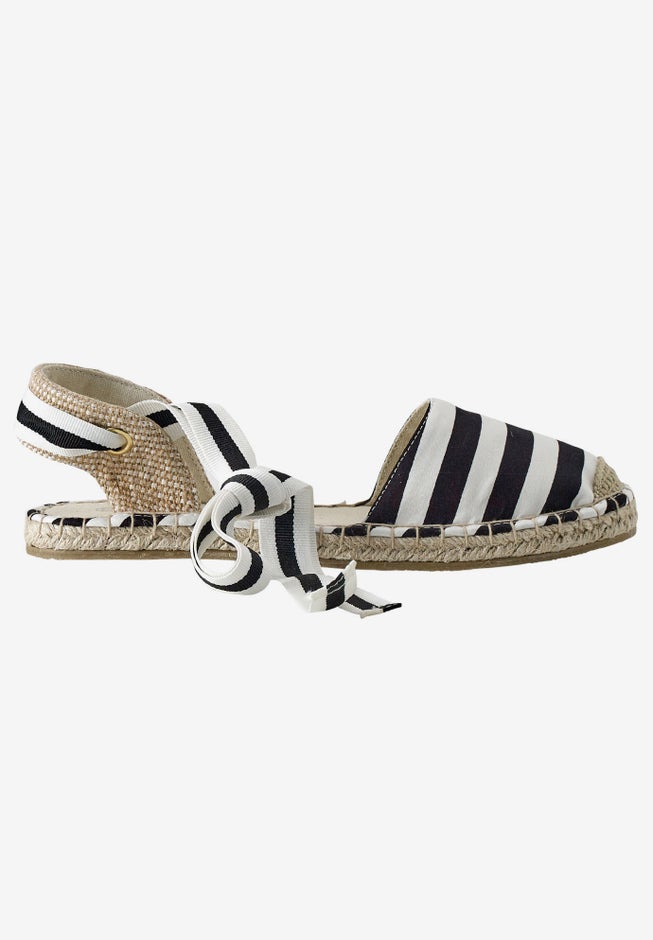Lace-Up Flat Espadrilles image number 0