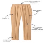 Knit Hassle-Free Pull-On Elastic-Waist Pants image number 3