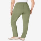 Knit Hassle-Free Pull-On Elastic-Waist Pants image number null