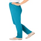 Knit Hassle-Free Pull-On Elastic-Waist Pants image number null