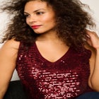 Sequin-Embellished Tank Top image number null