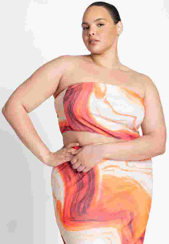Printed Tube Top image number 1