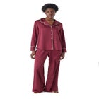 The Pajama Set - Recycled Satin image number null