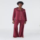The Pajama Set - Recycled Satin image number null
