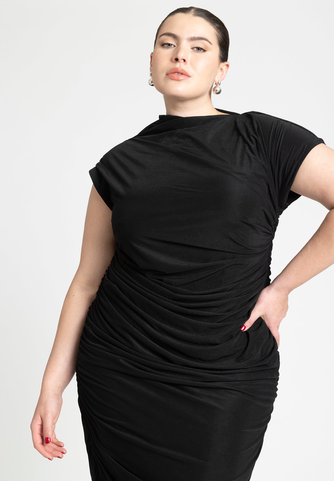  Draped Asym Dress image number 2