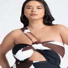 String One Shoulder With Front Cut-Out image number null