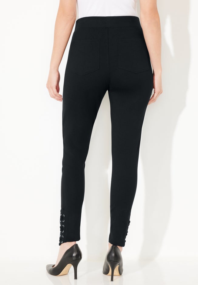 Ponte Lace-Up Legging image number 1