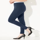 Ponte Lace-Up Legging image number null