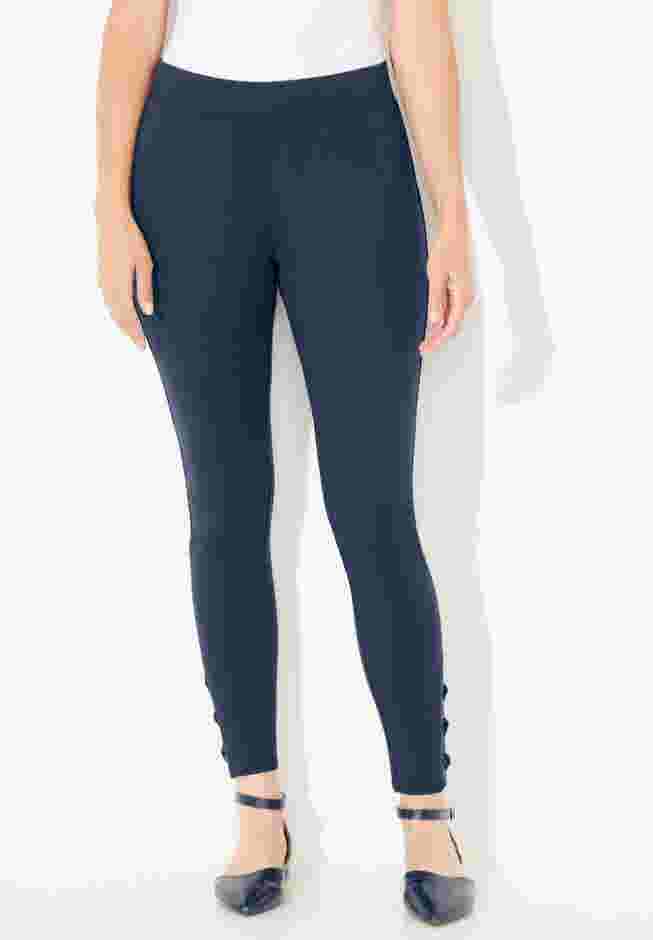 Ponte Lace-Up Legging image number 0