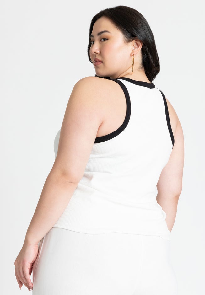 Contrast Racer Tank image number null