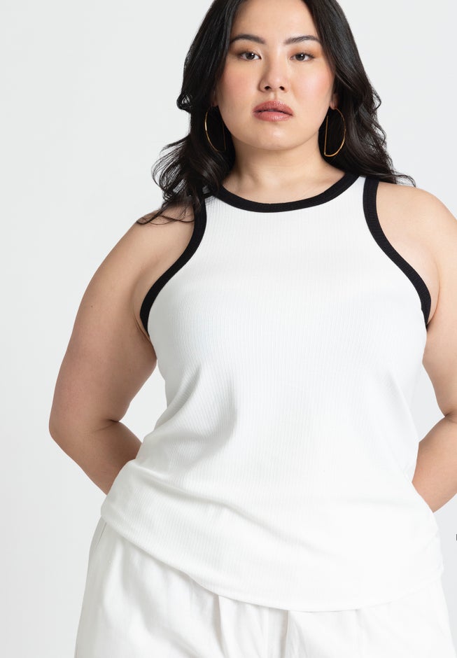 Contrast Racer Tank image number null