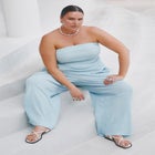 Drawstring Waist Pull On Pant image number null