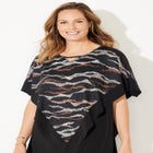 AnyWear Poncho Overlay Duet Top image number null